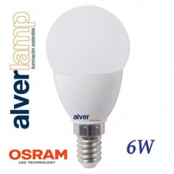 BOMBILLA LED 6W ROSCA E14...