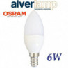 BOMBILLA LED 6W ROSCA E14 VELA 3000-6000K ALVERLAMP