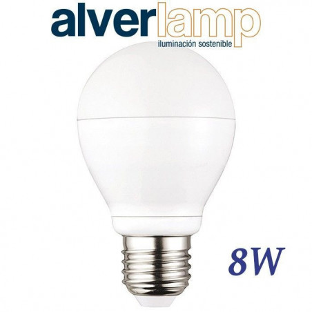 BOMBILLA LED 8W ROSCA E27 SENSOR MOVIMIENTO/NOCHE 6000K ALVERLAMP