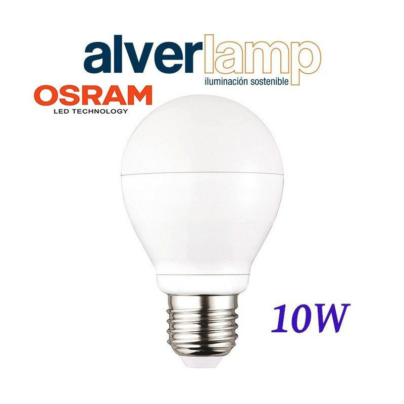 BOMBILLA LED 10W ROSCA E27 ESFERICA 3000-6000K ALVERLAMP