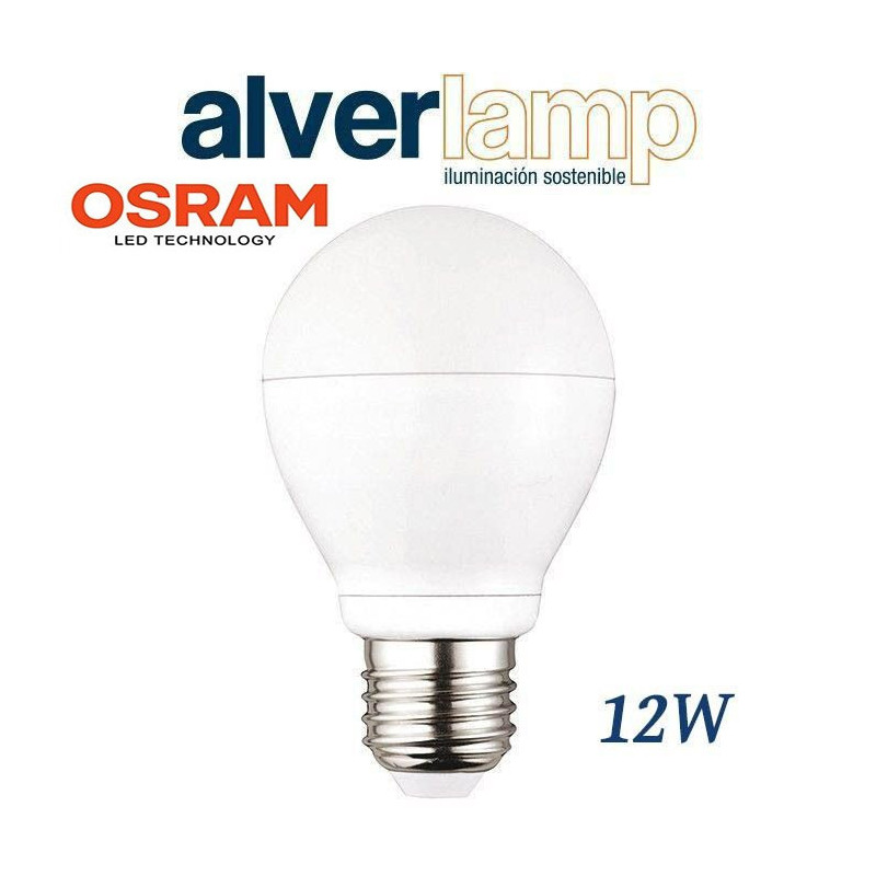 BOMBILLA LED 12W ROSCA E27 ESFERICA 3000-6000K ALVERLAMP