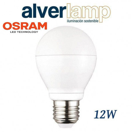 BOMBILLA LED 12W ROSCA E27 ESFERICA 3000-6000K ALVERLAMP