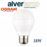 BOMBILLA LED 18W ROSCA E27 ESFERICA 3000-6000K ALVERLAMP