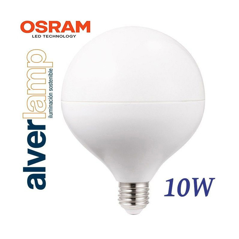 BOMBILLA LED 10W GLOBO ROSCA E27 3000-6000K ALVERLAMP
