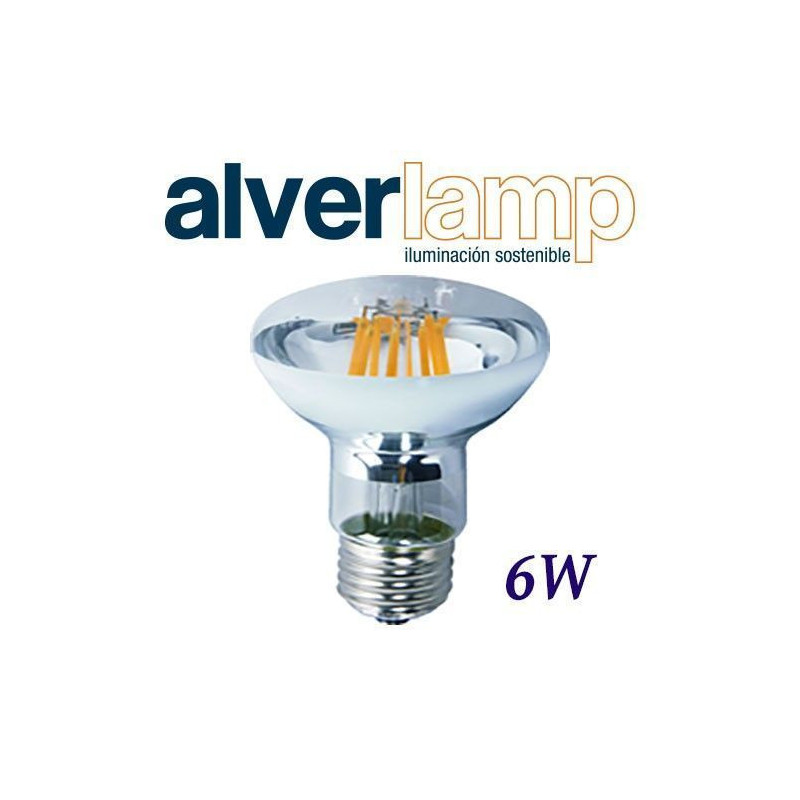 BOMBILLA LED R-63 6W ROSCA E27 CON REFLECTOR ALVERLAMP