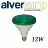 BOMBILLA LED PAR-38 12W ROSCA E27 GREEN ALVERLAMP LPAR12GR